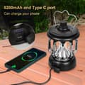 Miniatyrbilde 3 av 4: LED Vintage USB Oppladbar Campinglykt Dimbar Varmhvit White