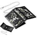 Miniatyrbild 1 av 5: Wallet with Chain, Camouflage Kids Wallet, Foldable Slim Trifold Wallet for Boys, Trifold Wallet with Coin Pocket & Card Slot