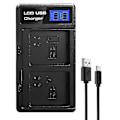 Miniatyrbilde 4 av 5: Dobbel batterilader for Arlo Pro-batteri Arlo Pro 2-batteri Arlo Go-batteri, LCD-batterilader