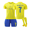 Pikkukuva 1 / 2: Al-Nassr FC Lasten Jalkapallopaidat 2023-2024 Nro. 7 Ronaldo 26 26 sjx 26 HOME