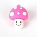 Miniatyrbillede 4 af 5: Silikone U-disk Rosa Lille svampeform Tommelfinger U-disk, 128G