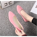 Miniatyrbilde 4 av 4: Spisse Sko Enkle Sko Dame Flats Lett Damesko Grå 36 grey
