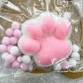Miniatyrbilde 2 av 5: Håndlagde Taba Squishy Stor Kattepote Silikon Klemleker for Stresslindring, Kattepote Gigantisk Pote Squishy Sensoriske Leker for Angst og Avslapning White