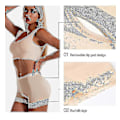 Miniatyrbillede 4 af 4: Dame Body Shaper Polstret Numseløfter Trusser Numse Hofteforstærker Falsk Numse Shapewear Underbukser Push Up Shorts Beige S Beige