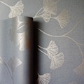 Miniatyrbillede 3 af 3: Glimtende Ginkgo Tapet Holden Grey/Rose Gold