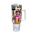 Miniatyrbilde 1 av 2: 1200 ml 304 Rustfritt Stål Taylor Kaffekopper Tumbler Reise Bilkopp E
