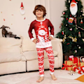 Miniatyrbilde 4 av 5: Julepyjamas for familien 2024 - Matchende pysjamas med snømann og elg for voksne, barn og babyer - Romper, pysjamas, nattøy, klær til hunden Mom 2XL