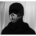 Miniatyrbillede 4 af 5: Balaclava med dødningehoved - Moto Maske til Call of Duty-fans - Farve: B
