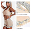 Miniatyrbillede 4 af 4: Dame Body Shaper Polstret Numseløfter Trusser Numse Hofteforstærker Falsk Numse Shapewear Underbukser Push Up Shorts Beige XXXL Beige