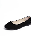 Miniatyrbilde 2 av 4: Spisse Sko Enkle Sko Dame Flats Lett Damesko Svart 40 black