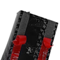Miniatyrbild 4 av 8: 1,5m Bakluckespoilerläpp Vinge Kolfiberfärg Gummi Universal för Bil Lastbil