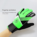 Miniatyrbillede 10 af 10: 1 par børne fodbold målmandshandsker Anti-kollision latex PU fodbold Handskebeskyttelse handsker Grøn Green 6