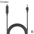 Miniatyrbillede 3 af 3: for STARLINK Mini USB-C til D C Strømkabel 100W med Lamper, Syv Farvelamper (FMY) 3m