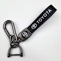Miniatyrbillede 1 af 5: Personlig Logo Metal Nøglering - Herre Læder Nøglering Hon Hon Silver Hardware Honda