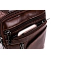 Pikkukuva 9 / 9: Miesten nahkainen olkalaukku Messenger Satchel Crossbody käsilaukku Brown