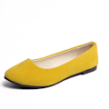 Miniatyrbilde 2 av 4: Spisse Sko Enkle Sko Dame Flats Lett Damesko Aprikosgul 40 apricot yellow