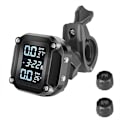 Miniatyrbillede 2 af 5: Tpms Motorcykel Dæktrykssensorer Motor Tmps Dæktryksovervågningssystem Vandtæt 2 Hjul Dæk Ekstern Sensor
