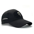 Miniatyrbild 3 av 9: Adjustable Black Skull Cap with Soft Elastic and Stylish Embroidered Hip-Hop Design for Men