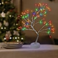 Miniatyrbilde 6 av 8: Flerfarget LED Bjørketre Lampe, Innendørs Dekorativ Tre Lampe for Hjemmet Parent
