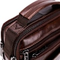 Pikkukuva 3 / 9: Miesten nahkainen olkalaukku Messenger Satchel Crossbody käsilaukku black