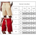 Miniatyrbilde 3 av 3: Hurtigtørkende badebukser for menn i ensfargede sportsshorts, aprikos aprikos 2XL apricot