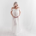 Miniatyrbillede 1 af 4: Off shoulder langærmet ventekjole til kvinder til fotoshoot