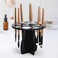 Miniatyrbilde 1 av 5: Sminkebørst tørkerack, 14 hull sammenleggbar sminkebørst holder Y