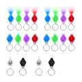 Miniatyrbillede 1 af 5: 20 stk Mini Nøglering Mini LED Lommelygte Nøglering Lys Fakkel