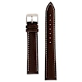 Miniatyrbild 2 av 2: Vadderat läderarmband 18/20/22/24 mm Mörkbrun 24 mm DarkBrown