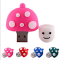 Miniatyrbillede 3 af 5: Silikone U-disk Rosa Lille svampeform Tommelfinger U-disk, 128G