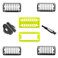 Miniatyrbild 1 av 5: Philips OneBlade Ersättningsblad 8-pack för trimning av stubb