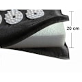 Miniatyrbilde 6 av 9: Spikermatte med 6210 akupressurpigger Svart one size Black