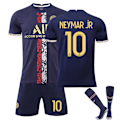 Pikkukuva 1 / 3: Lasten jalkapallopaita Neymar jr nro 10 Mbappe nro 7 Pelipaita Jalkapallo Urheiluvaatteet #10 #10 10-11Y
