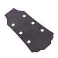 Miniatyrbilde 2 av 10: Gitarhodeplate-mal, produksjonsform for LP-gitarer, kromerstatning, svart