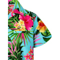 Pikkukuva 4 / 4: Havaijipaita miehille, hauska rento napitettava paita, erittäin räikeä lyhythihainen unisex maorikuvioinen rintapainatus (Koko: M)