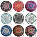 Pikkukuva 1 / 2: Kuvioitu rantahuivi, monivärinen MultiColor one size