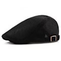 Miniatyrbilde 2 av 8: Stilig Sommerhatt for Menn Pustende Mesh Beret Gray