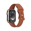 Pikkukuva 1 / 5: Sopii iwatchS9 876SE Apple Watch -rannekorulle, kohokuvioitu pieni ruusu silikoni Auringonkukka - punertavanruskea Sunflower - reddish brown 42/44/45/49mm