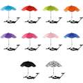 Miniatyrbillede 5 af 5: Universal Stolskærm med Justerbar Klemme, UPF 50+ Clip On Parasol AuBY Purple