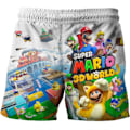 Miniatyrbild 1 av 3: Pojkars 3D Super Mario Bro Badkläder Poolkläder Sommar För Barn 5-10 År B B 130cm