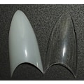 Pikkukuva 2 / 5: 500 kpl stiletto-kynsitippejä, tekokynnet, kynsien kärjet Transparent Transparent