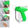 Miniatyrbilde 3 av 5: Prispistol for klærmerker med 1000 paddeltråder (hvite, 5 cm) + 5 reservenåler for klær, sokker, hatter, firma