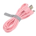 Miniatyrbilde 2 av 8: Ladekabel for Naga Pro-mus, mikro-USB, 1,8 meter lang, anti-slitasje nylon, metallmusladekabel for erstatning, rosa