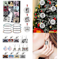 Miniatyrbillede 2 af 4: Taylor The Swift Julekalender med 24 Stykker Gave Juleakryl Dekoration og Armbånd Overraskelse Julefavoritter A