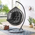 Miniatyrbilde 1 av 5: Hengende Egg Swing Hammock Stolsete Tykkere Vanntett Pute for Hage Innendørs (Kun Pute)