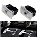 Pikkukuva 1 / 5: 4 kpl Tesla auton ovivaloja, LED-auton oven logovalot, auton ovi