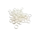Miniatyrbild 1 av 3: Silverpläterade Ringöglor 8mm 40-pack