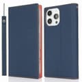 Plånboksfodral i läder med litchistruktur för iPhone 16 Pro