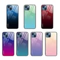 Miniatyrbilde 2 av 5: For iPhone 15 Gradient Color Glass Phone Case