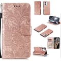 For iPhone 12 mini Lace Flower Leather Case For iPhone 12 mini